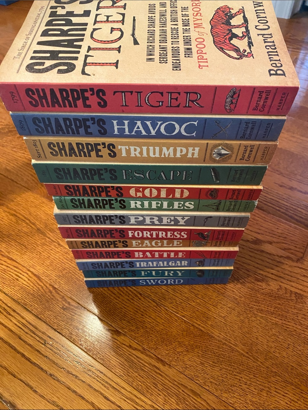 Sharpe's Paperback Book Set of 13